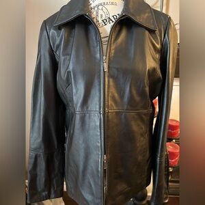 Danier Black Leather Jacket